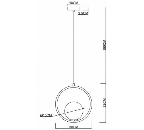 Подвесной светильник Arte Lamp Matisse A7741SP-1AB