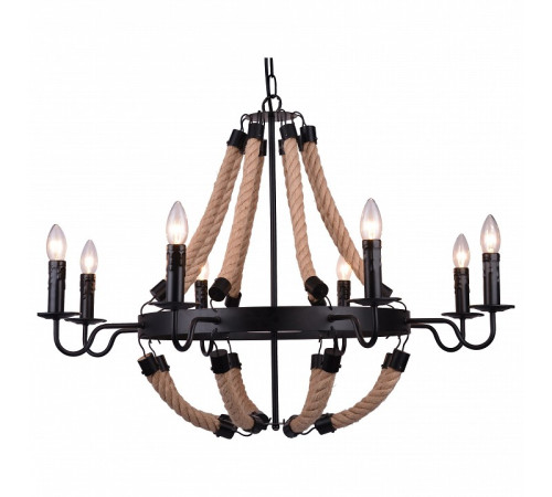 Подвесная люстра Arte Lamp Marsiglia A8956LM-8BK