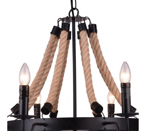 Подвесная люстра Arte Lamp Marsiglia A8956LM-8BK