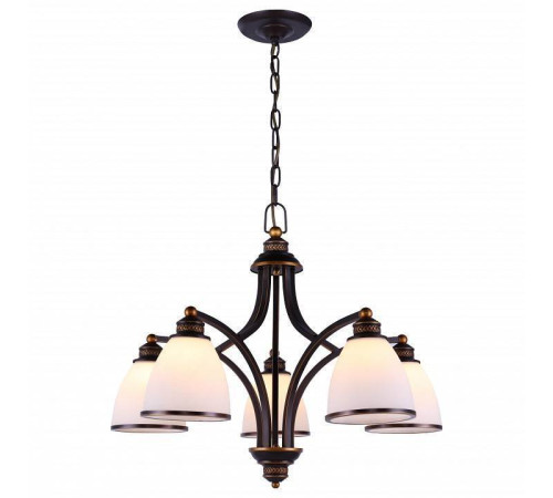 Подвесная люстра Arte Lamp Bonito 5 ламп A9518LM-5BA