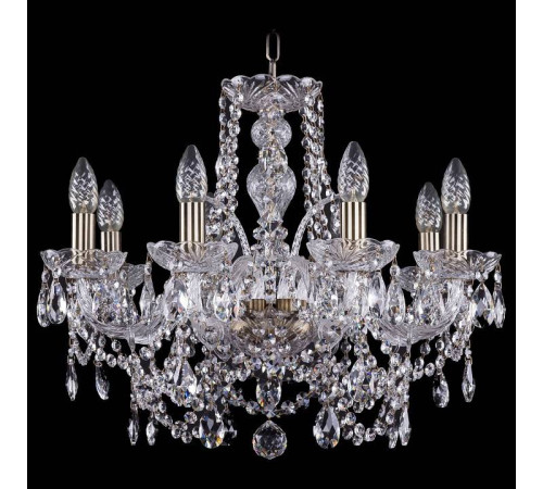 Подвесная люстра Bohemia Ivele Crystal 1411 1411/8/195/Pa