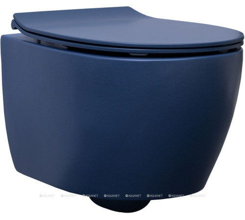 Унитаз подвесной Allen Brau FANTASY Rimless 510x363 мм индиго 4.11004.ID