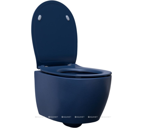 Унитаз подвесной Allen Brau FANTASY Rimless 510x363 мм индиго 4.11004.ID