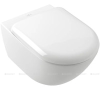 Унитаз подвесной Villeroy & Boch Antao 370x560 мм CeramicPlus Альпийский белый 4674T0R1