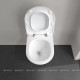 Унитаз подвесной Villeroy & Boch Antao 370x560 мм CeramicPlus Альпийский белый 4674T0R1