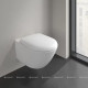 Унитаз подвесной Villeroy & Boch Antao 370x560 мм CeramicPlus Альпийский белый 4674T0R1