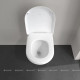 Унитаз подвесной Villeroy & Boch Antao 370x560 мм CeramicPlus Альпийский белый 4674T0R1