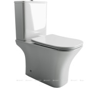 Чаша унитаза напольная Ceramica Nova Alfa Rimless безободковая CN9002-B