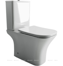 Чаша унитаза напольная Ceramica Nova Alfa Rimless безободковая CN9002-B