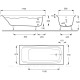 Ванна чугунная Jacob Delafon Diapason 170x75 см без отверстий для ручек E2937-S-00