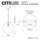 Подвесной светильник Citilux ORTON CL202021