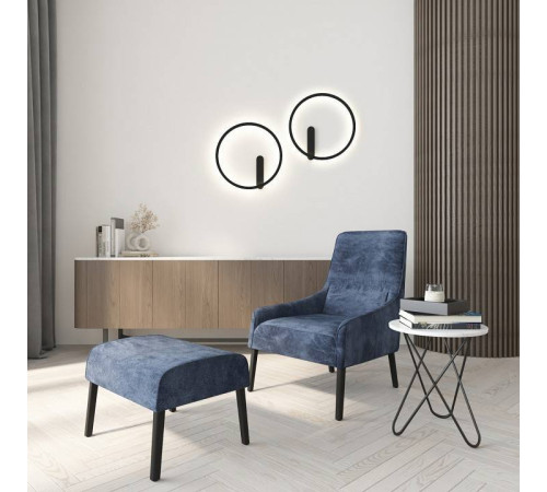 Накладной светильник Denkirs ROUND DK5035-BK