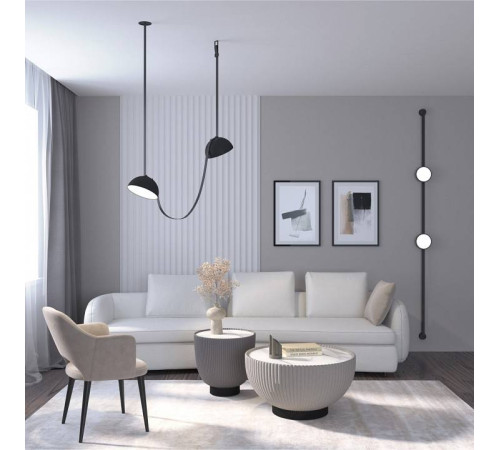 Накладной светильник Denkirs BELTY FLOW DK5560-BK