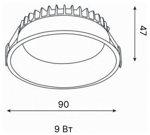 Встраиваемый светильник DesignLed WL-BQ 00-00005649