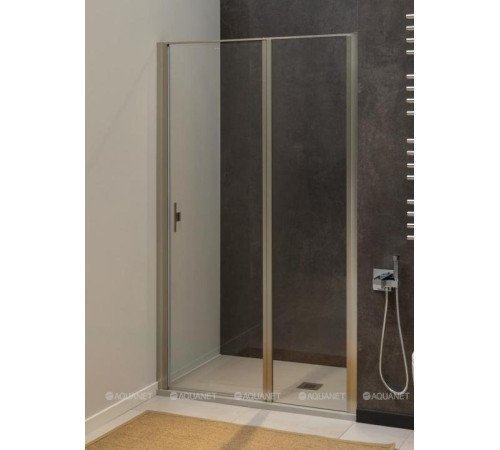 Душевая дверь Allen Brau Priority 1400 мм стекло Optiwhite брашированный алюминий 3.31035.BA