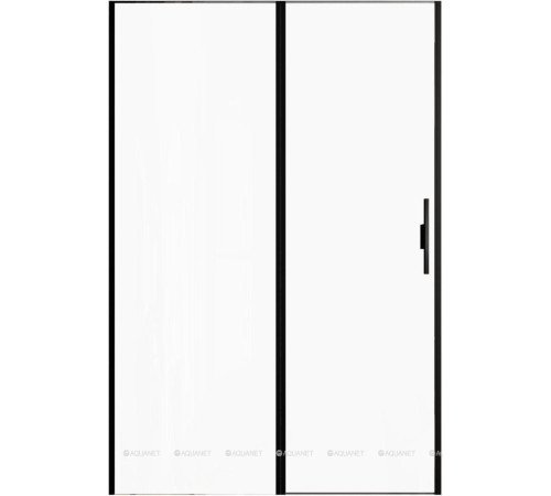 Душевая дверь Allen Brau Priority 1400 мм стекло Optiwhite черный брашированный алюминий 3.31036.BBA