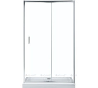 Душевая дверь Aquanet SD-1200A 120x190 см стекло 5 мм прозрачное SD-1200A