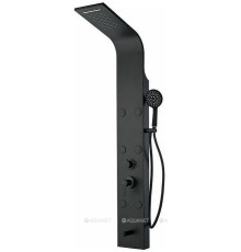 Душевая панель Aquanet Galaxy Black с изливом и верхним душем AP40-05