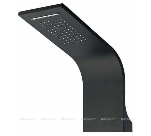 Душевая панель Aquanet Galaxy Black с изливом и верхним душем AP40-05