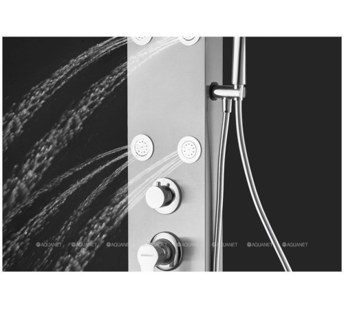 Душевая панель Aquanet Galaxy Matt с изливом и верхним душем AP40-02