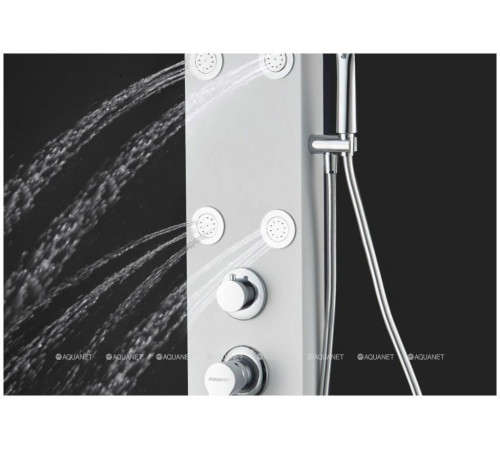 Душевая панель Aquanet Galaxy White с изливом и верхним душем AP40-03