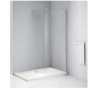 Душевая перегородка Cezares Liberta L-1 100x195 см прозрачное стекло хром LIBERTA-L-1-100-C-Cr