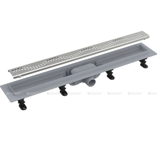 Водоотводящий желоб AlcaPlast Simple для перфорированной решетки 550 мм APZ8-550M