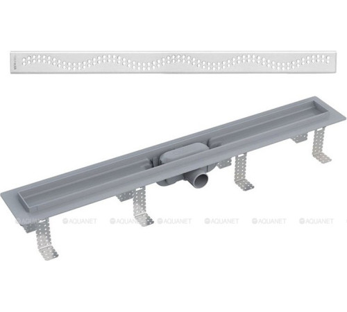 Водоотводящий желоб AlcaPlast Simple с порогами 750 мм APZ8-750M