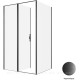 Душевое ограждение Allen Brau Priority 1200x1000 мм браш черный 3.31009.BBA/3.31021.BBA