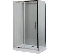 Душевое ограждение Aquanet DELTA 800х1400х2000 мм нержавеющая сталь стекло прозрачное 8 мм NPE1131