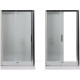 Душевое ограждение Aquanet DELTA 800х1400х2000 мм нержавеющая сталь стекло прозрачное 8 мм NPE1131