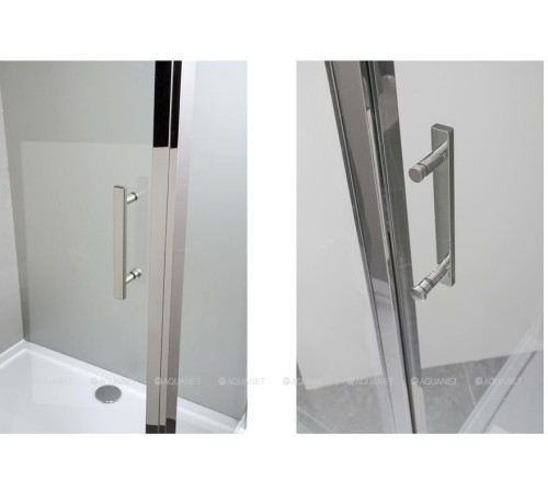 Душевое ограждение Aquanet DELTA 800х1400х2000 мм нержавеющая сталь стекло прозрачное 8 мм NPE1131