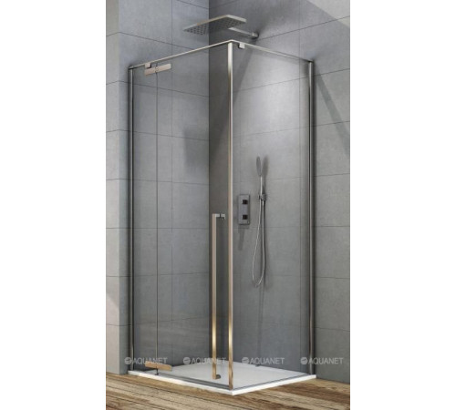 Душевое ограждение Aquanet IDEAL 1000x1000 мм прозрачное 8 мм хром AE-AXC10MZ-S-С