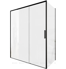 Душевое ограждение Aquanet Pleasure Evo 1600х800 мм черный анод AE65-160x80-BT