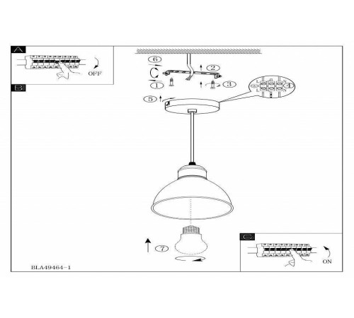 Подвесной светильник Eglo ПРОМО Priddy 49464