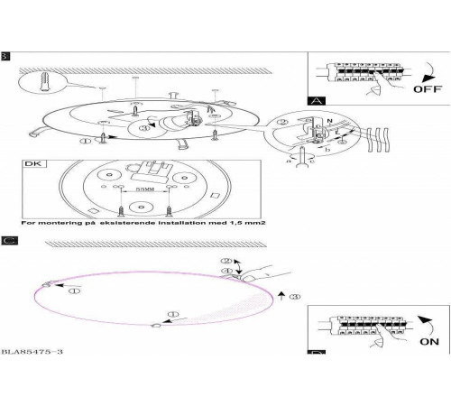 Накладной светильник Eglo ПРОМО Mars 1 89248