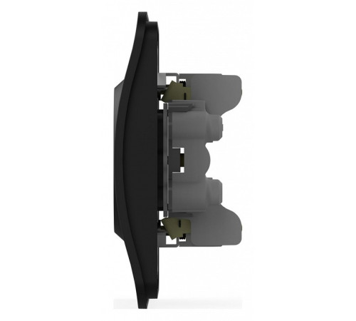 Розетка двойная без заземления и со шторкой Elbi Eleсtriс Jazz 508-014800-918