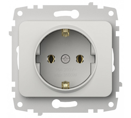 Розетка с заземлением, без рамки Elbi Eleсtriс Jazz 607-016200-217