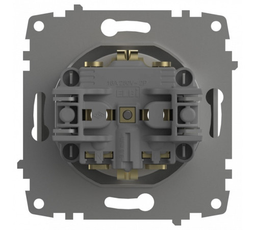 Розетка с заземлением, без рамки Elbi Eleсtriс Jazz 607-016200-217