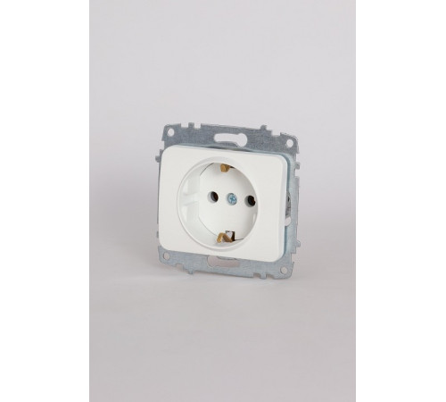 Розетка с заземлением, без рамки Elbi Eleсtriс Jazz 607-016200-217