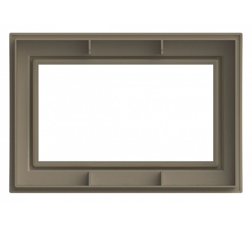 Рамка для двойной розетки Elbi Eleсtriс Zena 608-012500-907