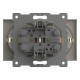 Розетка двойная с заземлением, без рамки Elbi Eleсtriс Zena Vega 609-010200-907