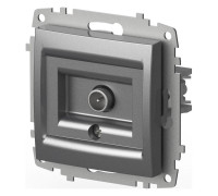 ТВ-розетка проходная без рамки Elbi Eleсtriс Zena Vega 609-011000-272