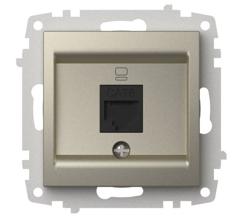 Розетка Ethernet RJ-45 без рамки Elbi Eleсtriс Zena Vega 609-011400-247