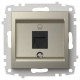 Розетка Ethernet RJ-45 без рамки Elbi Eleсtriс Zena Vega 609-011400-247