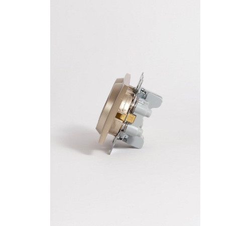 Розетка двойная с заземлением, без рамки Elbi Eleсtriс Zena Vega 609-011400-907