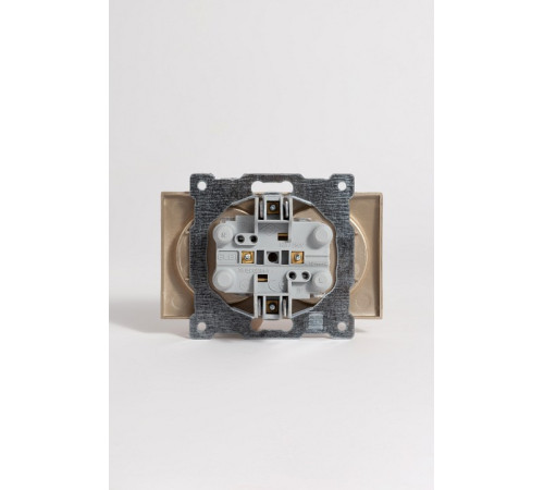 Розетка двойная без заземления, без рамки Elbi Eleсtriс Zena Vega 609-011400-908