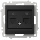 Розетка двойная Ethernet RJ-45 без рамки Elbi Eleсtriс Zena Vega 609-014800-248