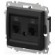 Розетка двойная Ethernet RJ-45 без рамки Elbi Eleсtriс Zena Vega 609-014800-248