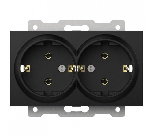 Розетка двойная с заземлением, без рамки Elbi Eleсtriс Zena Vega 609-014800-907